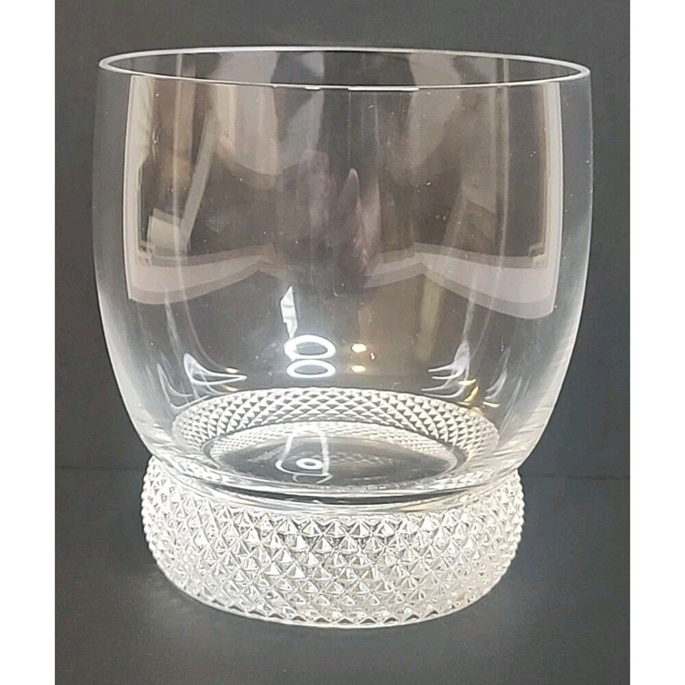 Vintage Villeroy & Boch Crystal Octavie Double Old Fashioned Tumbler Clear EUC